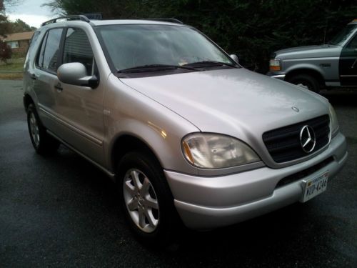 2000 mercedes benz ml 430 silver