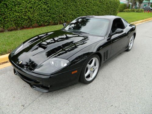 1997 ferrari 550 maranello major belt service just completed black nero