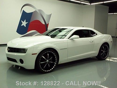 2012 chevy camaro auto  22&#034; wheels one owner 27k miles texas direct auto