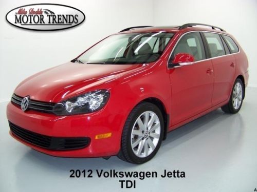 2012 volkswagen jetta tdi wagon sportswagen diesel pano roof heated seats 52k