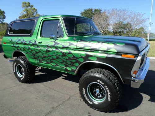 1979 ford bronco custom convertible show truck 4x4