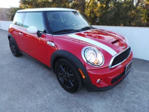 2011 mini cooper hardtop s automatic turbo 42k miles red black interior