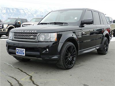 Supercharged range rover sport black on black navigation leather sunroof awd 4x4