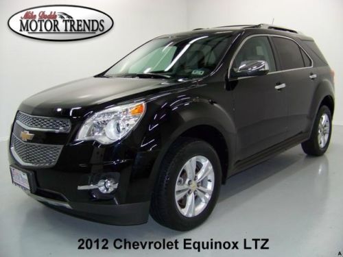 2012 chevy equinox ltz navigation rearcam roof two tone leather heated seats 42k