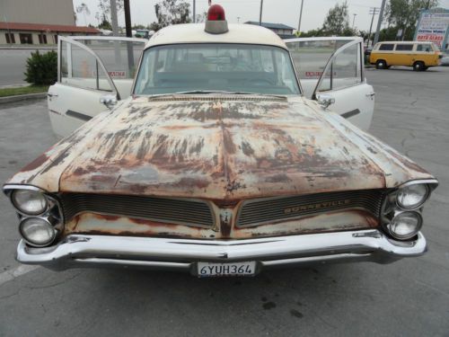 1963 pontiac bonneville superior ambulance fatcory original 389/auto  very rare