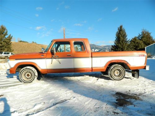 1977 ford f150 f 150 super cab 2wd ranger xlt short bed box 400 engine automatic