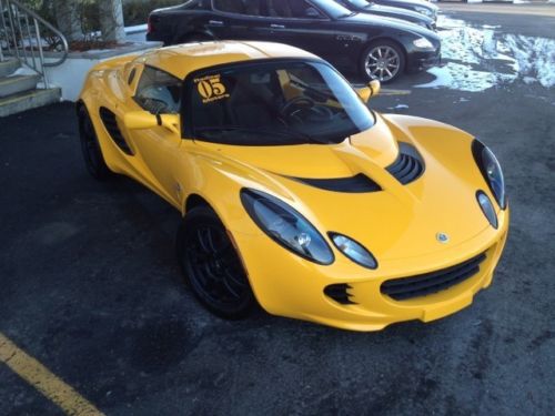 05 lotus elise saffron yellow stick finance i4 1.6l track car handling