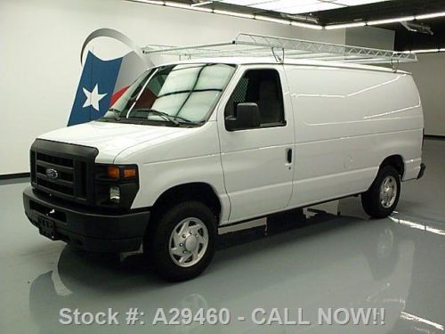 2013 ford e-150 cargo van 4.6l v8 roof rack shelves 5k! texas direct auto