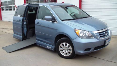 2010 honda odyssey ex handicap wheelchair lift ramp van vmi northstar 19k miles!