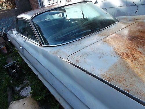 1961 cadillac coupe deville  original new motor partial resto super straight!!!