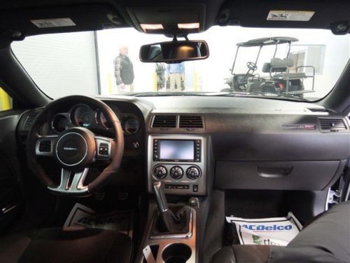 12 Dodge Challenger SRT8 392 HEMI BLACK LEATHER MOONROOF NAV CUSTOM DUAL EXHAUST, image 7