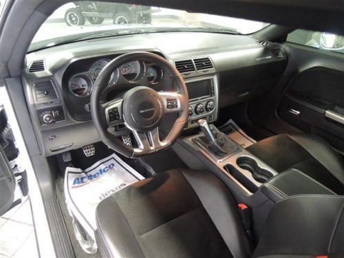 12 Dodge Challenger SRT8 392 HEMI BLACK LEATHER MOONROOF NAV CUSTOM DUAL EXHAUST, image 10