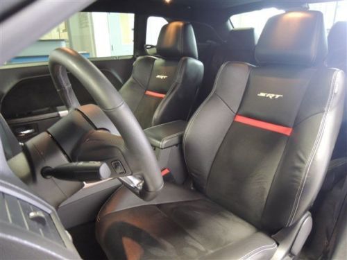 12 Dodge Challenger SRT8 392 HEMI BLACK LEATHER MOONROOF NAV CUSTOM DUAL EXHAUST, image 12