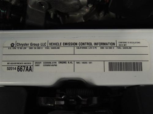 12 Dodge Challenger SRT8 392 HEMI BLACK LEATHER MOONROOF NAV CUSTOM DUAL EXHAUST, image 62