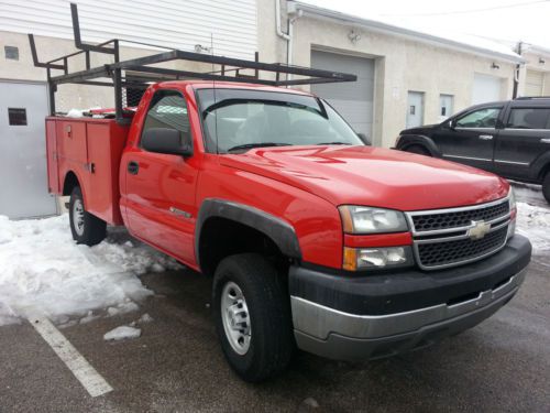 Chevrolet silverado 2500 heavy duty utility body pick up truck!!! one owner!!!