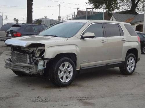 2010 gmc terrain sle1 damaged rebuilder runs! only 29k miles economical l@@k!!