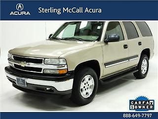 2005 chevrolet tahoe 1500 ls leather cd on star one owner low miles