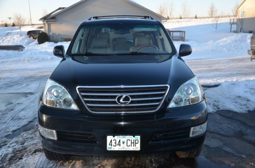 2006 lexus gx470 limited v8 nav-rear cam-dvd-tvs-black-loaded-disk changer