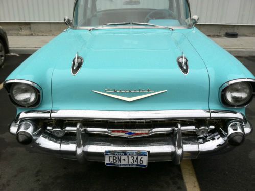 1957 chevy chevrolet belair 4 dr. 283 v8