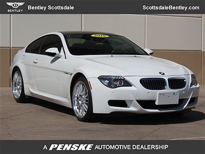 10 bmw m6 cpe 50k miles heads up display carbon fiber navigation park distance