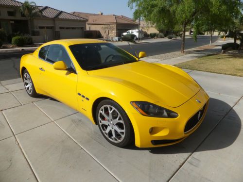 2009 maserati granturismo! 1 of a kind! ferrari yellow custom factory order!