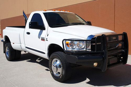 07 dodge ram 3500 regular cab slt dually 4x4 6.7l diesel 6spd manual 1owner 72k