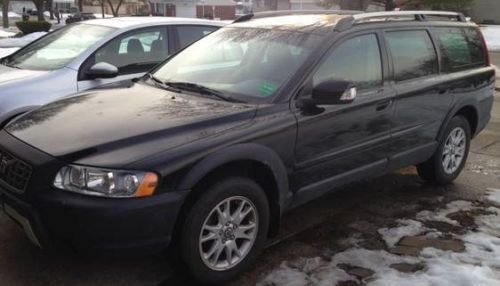 Volvo xc70 black 57k w/spoiler w heated seats awd w/ volvo inspection