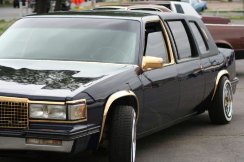 1985 cadillac fleetwood 75 formal limousine 4-door 4.1l lowrider hydraulics