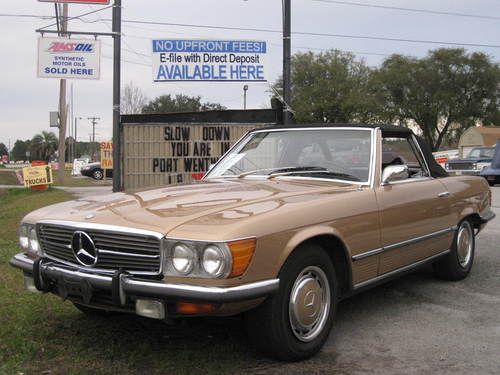 1972 mercedes 350sl convertable