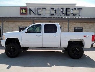 09 chevy lift 4x4 new 18&#034; wheels 35&#034; tires 5.3 vortec net direct auto texas