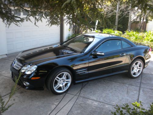 Beautiful black mercedes sl 550