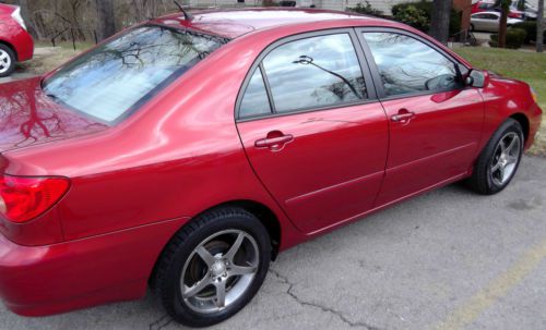 2008 toyota corolla le sedan 4-door 1.8l 5-spd, alloys, +extras