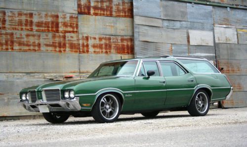 1971 olds cutlass vista cruiser wagon pro touring resto mod hot rod - lt1