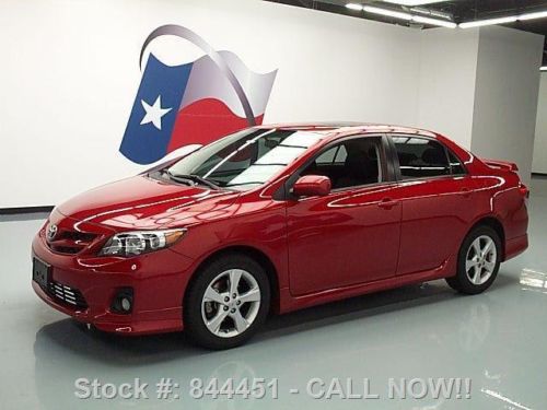 2012 toyota corolla s auto sunroof ground effect 13k mi texas direct auto