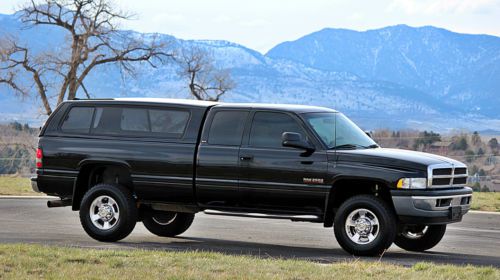 1996 extended cab long bed laramie slt 4x4 automatic cummins with low miles