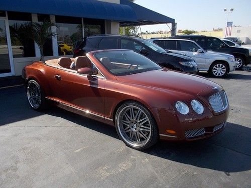 2009 bentley continental gtc convertible 2-door 6.0l