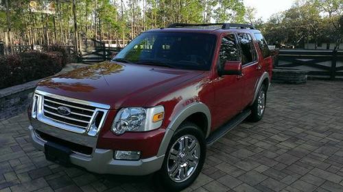 2010 ford explorer eddie bauer sport utility 4-door 4.0l 1 florida owner