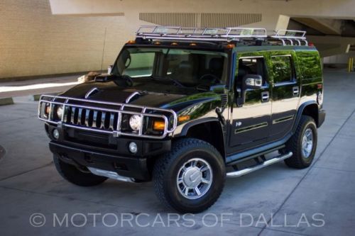 2005 hummer h2 navigation sat radio 4x4 roof rack onstar sunroof bose