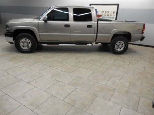 02 silverado lt3 2500  duramax diesel 4wd allison crew  leather wefinance texas