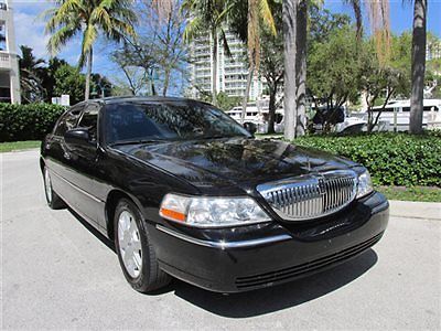 Executive l long wheel base limo leather private chauffeur one owner