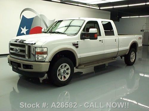 2010 ford f-350 king ranch crew 4x4 off-road diesel 21k texas direct auto