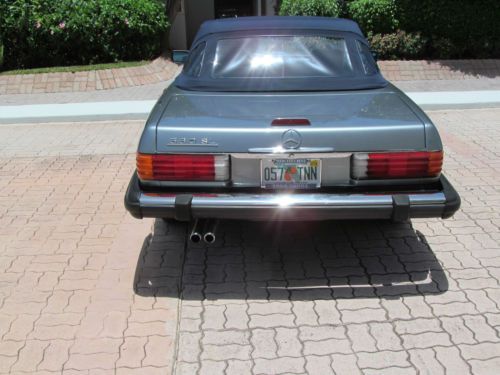 BLUE GRAY 1988 560 SL. 88K MILES COLD AIR NEW TOP, TIRES, BATTERY. ENGINE = 10, image 3