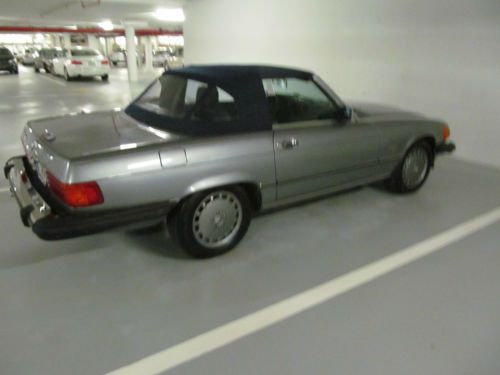 BLUE GRAY 1988 560 SL. 88K MILES COLD AIR NEW TOP, TIRES, BATTERY. ENGINE = 10, image 8