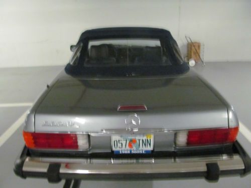 BLUE GRAY 1988 560 SL. 88K MILES COLD AIR NEW TOP, TIRES, BATTERY. ENGINE = 10, image 10
