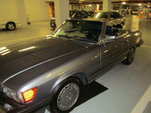 BLUE GRAY 1988 560 SL. 88K MILES COLD AIR NEW TOP, TIRES, BATTERY. ENGINE = 10, image 15