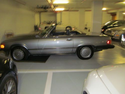 BLUE GRAY 1988 560 SL. 88K MILES COLD AIR NEW TOP, TIRES, BATTERY. ENGINE = 10, image 16