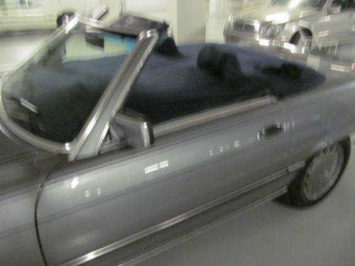 BLUE GRAY 1988 560 SL. 88K MILES COLD AIR NEW TOP, TIRES, BATTERY. ENGINE = 10, image 21