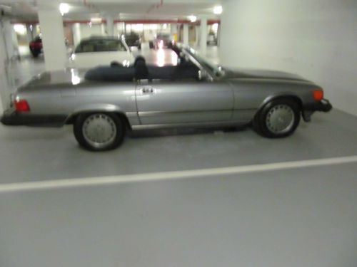 BLUE GRAY 1988 560 SL. 88K MILES COLD AIR NEW TOP, TIRES, BATTERY. ENGINE = 10, image 22