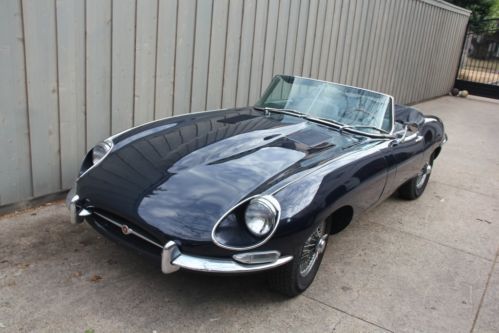 1968 jaguar e-type xke series 1.5 roadster  1 1/2 original. 3 owners 33k miles