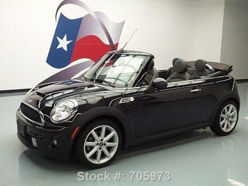 2013 mini cooper s convertible highgate auto leather 9k texas direct auto